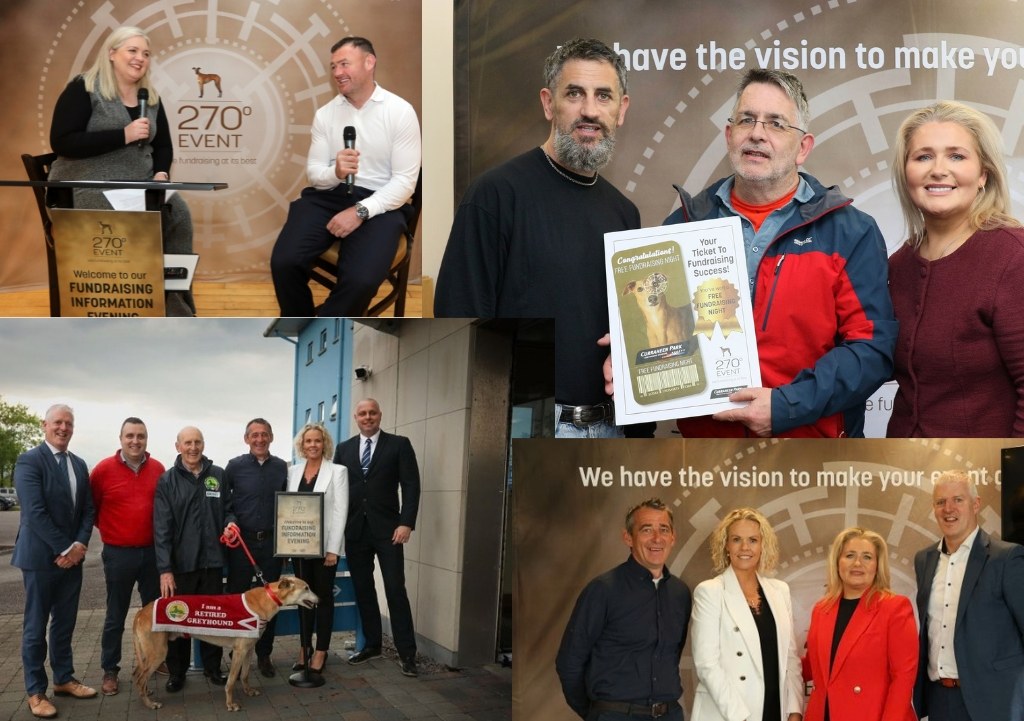 Greyhound Racing Ireland × 4 Athletes — 270 Degree Fundraising Events